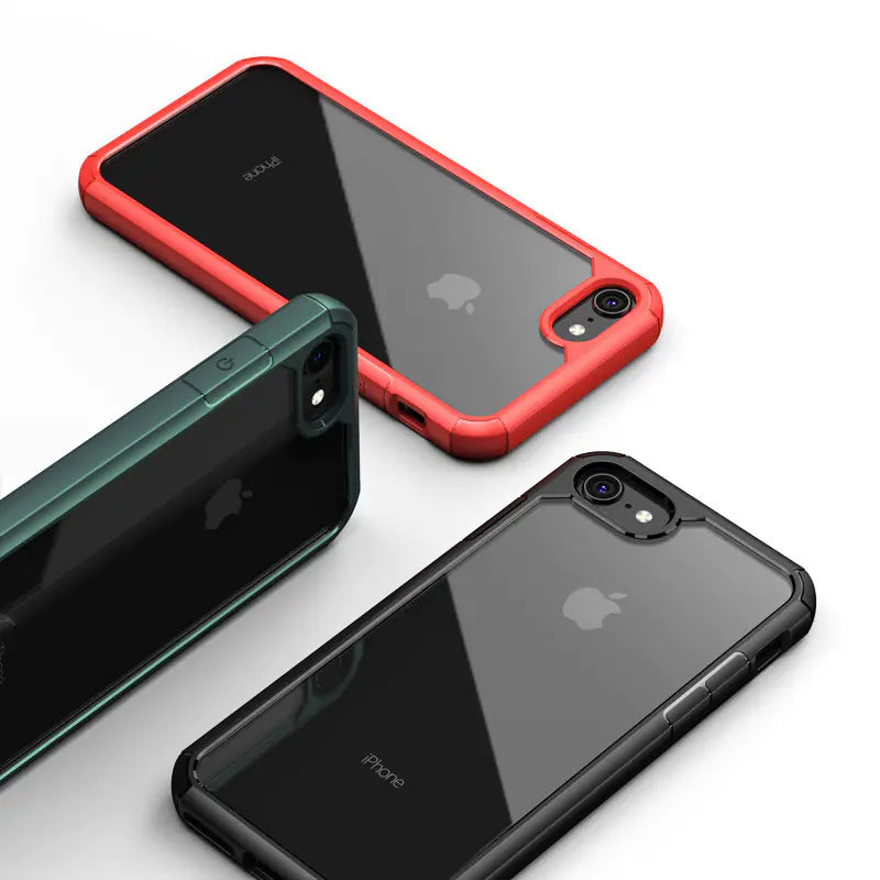 Anti-Fall Transparent Phone Case for Apple Devices