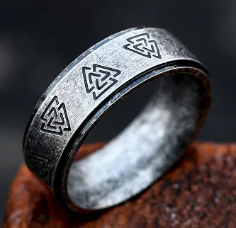 Korean Vintage Stainless Steel Simple Ring