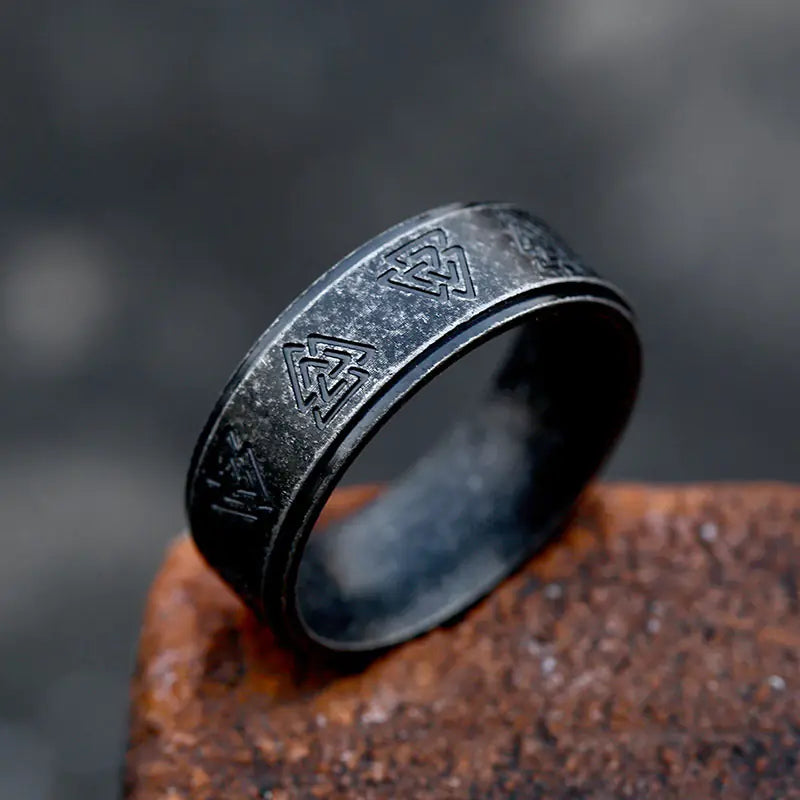 Korean Vintage Stainless Steel Simple Ring