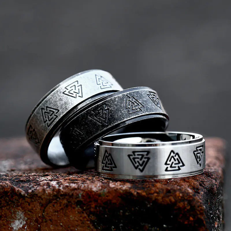 Korean Vintage Stainless Steel Simple Ring