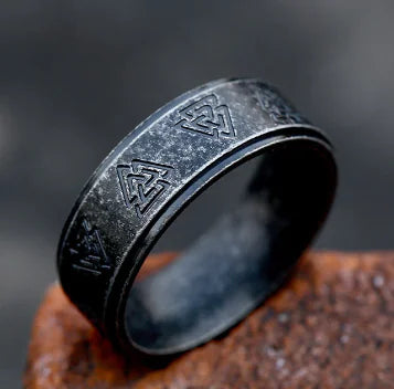 Korean Vintage Stainless Steel Simple Ring