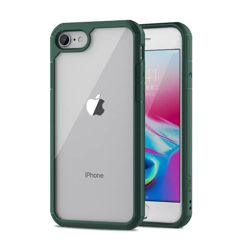 Anti-Fall Transparent Phone Case for Apple Devices