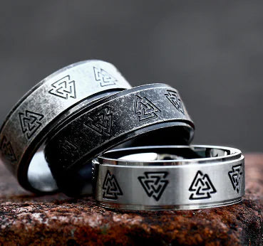Korean Vintage Stainless Steel Simple Ring
