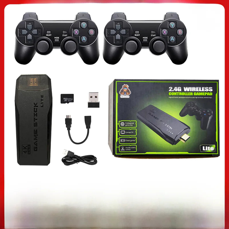 Retro TV Game Console with Dual Controllers (M8)