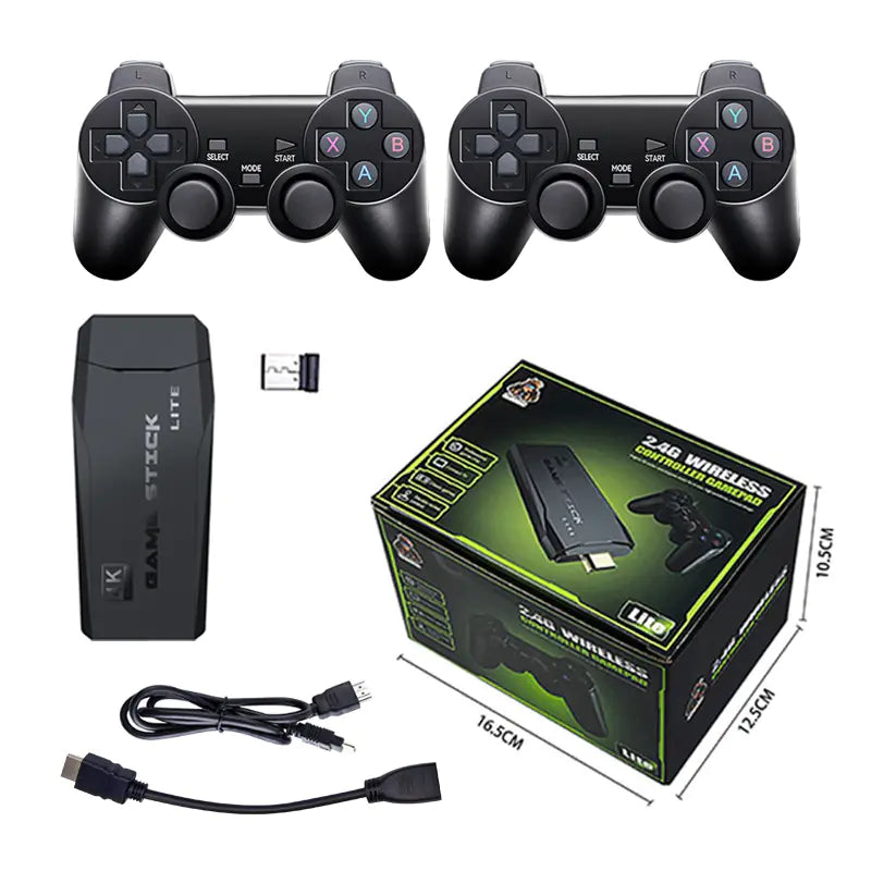 Retro TV Game Console with Dual Controllers (M8)